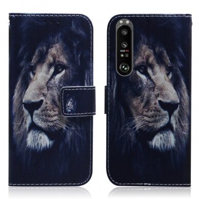 Sony Xperia 1 III Tracy fashion dėklas Lion