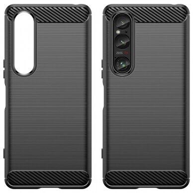 Sony Xperia 1 VI black LYGCARBON nugarėlė 1