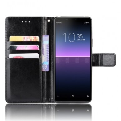 Sony Xperia 10 II juodas Tracy K.FLEXI dėklas 4