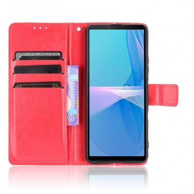 Sony Xperia 10 III raudonas Tracy K.FLEXI dėklas 4