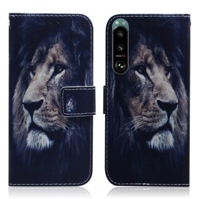 Sony Xperia 5 III Tracy fashion dėklas Lion