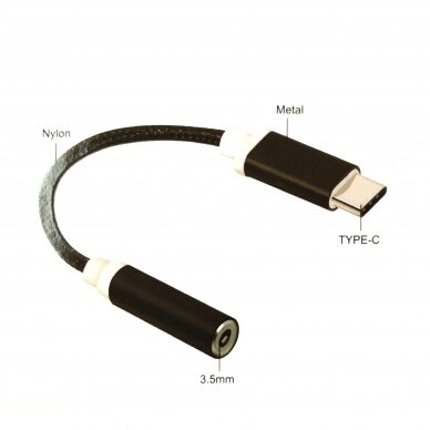 Type-C to 3.5mm audio adapteris V-5382 1