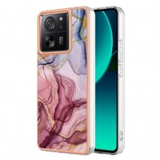 XIAOMI 13T / 13T PRO Tracy nugarėlė MILKY WAY MARBLE Rose Gold