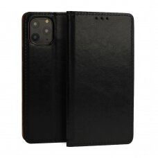 XIAOMI MI 11T/MI 11T PRO juodas odinis SPECIAL dėklas