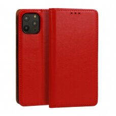 XIAOMI MI 11T/MI 11T PRO raudonas odinis SPECIAL dėklas