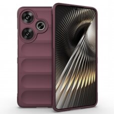 Xiaomi Poco F6 5G wine Tracy Anti-slip Rugged nugarėlė