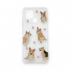 XIAOMI REDMI 10C/POCO C40 clear nugarėlė Corgi Design00303