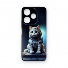 Xiaomi Redmi 13 black nugarėlė Astronaut Cat Design00317