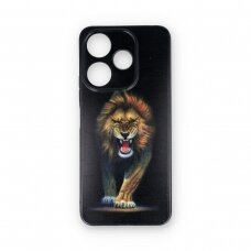 Xiaomi Redmi 13 black nugarėlė Lion Design00101