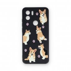 XIAOMI REDMI A1/REDMI A2 black nugarėlė Corgi Design00303