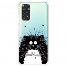 XIAOMI REDMI NOTE 11/11S Tracy clear nugarėlė Two Cats