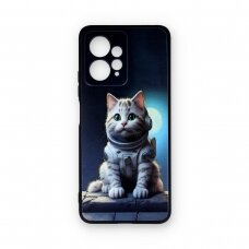 Xiaomi Redmi Note 12 black nugarėlė Astronaut Cat Design00317