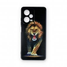 Xiaomi Redmi Note 12 PRO 5G/POCO X5 PRO black nugarėlė Lion Design00101