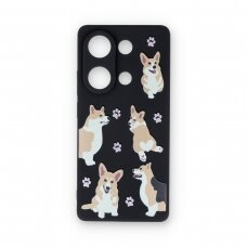 Xiaomi Redmi Note 13 PRO / Poco M6 PRO black nugarėlė Corgi Design00303