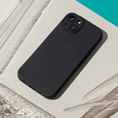 Xiaomi 12 Lite juoda SILICONE LITE nugarėlė 18