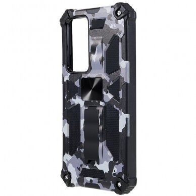 Xiaomi 12T/12T PRO juoda camouflage ARMOR METAL nugarėlė 1