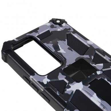 Xiaomi 12T/12T PRO juoda camouflage ARMOR METAL nugarėlė 5