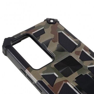 Xiaomi 12T/12T PRO green camouflage ARMOR METAL nugarėlė 5