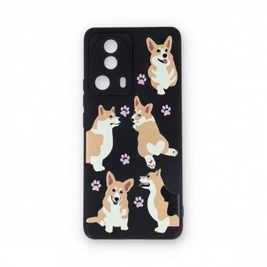 XIAOMI 13 LITE black nugarėlė Corgi Design00303