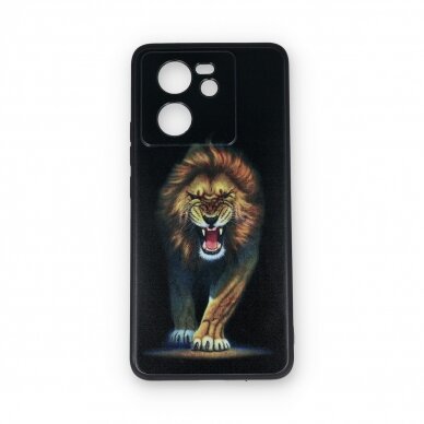 XIAOMI 13T/13T PRO black nugarėlė Lion Design00101