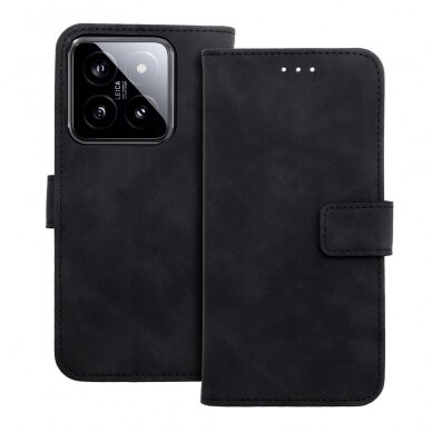 XIAOMI 14 black VELVET dėklas 1