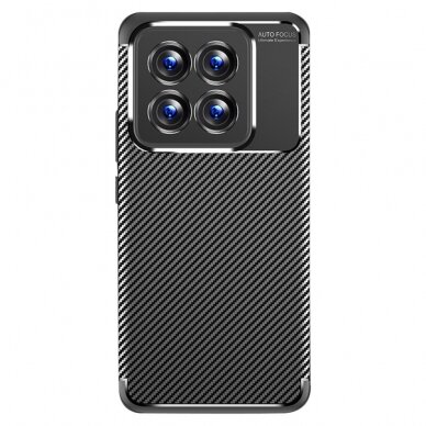 XIAOMI 14 PRO juoda Carbon Fiber nugarėlė