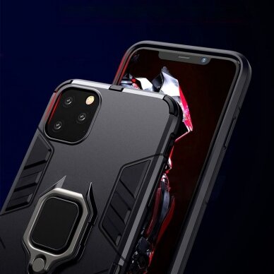 Xiaomi MI 11 LITE/5G NE black RING ARMOR nugarėlė 4