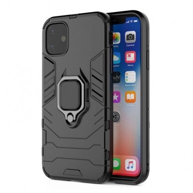 Xiaomi MI 11 LITE/5G NE black RING ARMOR nugarėlė