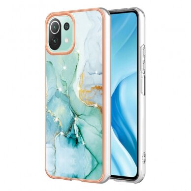 XIAOMI MI 11 LITE/5G NE Tracy nugarėlė MILKY WAY MARBLE Green