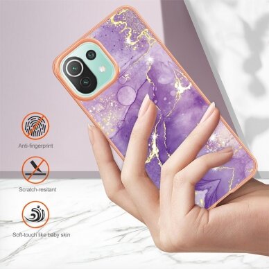 XIAOMI MI 11 LITE/5G NE Tracy nugarėlė MILKY WAY MARBLE Purple 2