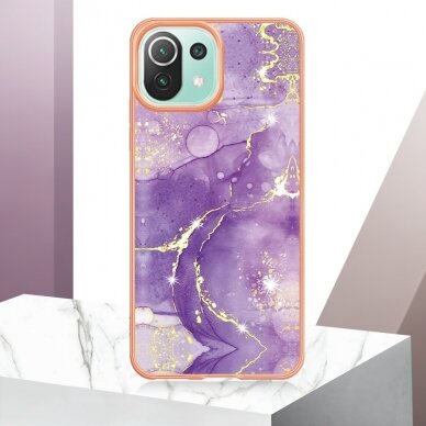 XIAOMI MI 11 LITE/5G NE Tracy nugarėlė MILKY WAY MARBLE Purple 4