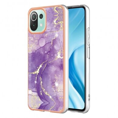 XIAOMI MI 11 LITE/5G NE Tracy nugarėlė MILKY WAY MARBLE Purple