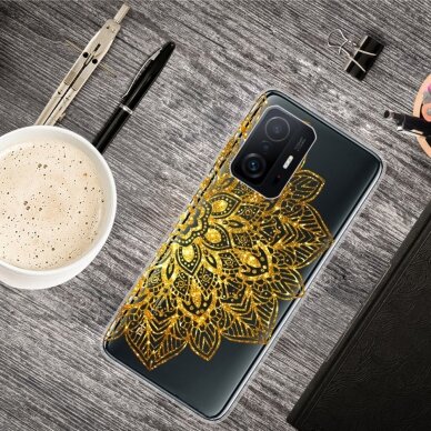 XIAOMI MI 11T/MI 11T PRO Tracy clear nugarėlė Gold Mandala 3