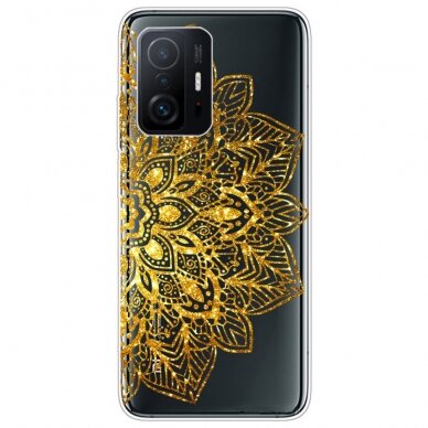 XIAOMI MI 11T/MI 11T PRO Tracy clear nugarėlė Gold Mandala