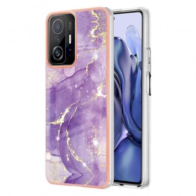 XIAOMI MI 11T/MI 11T PRO Tracy nugarėlė MILKY WAY MARBLE Purple