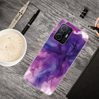 XIAOMI MI 11T/MI 11T PRO Tracy nugarėlė violetinė Marble 1