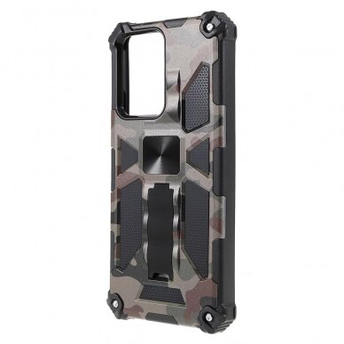 XIAOMI MI 11T/MI 11T PRO green camouflage ARMOR METAL nugarėlė 1