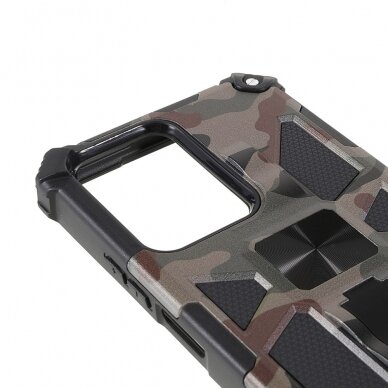 XIAOMI MI 11T/MI 11T PRO green camouflage ARMOR METAL nugarėlė 5