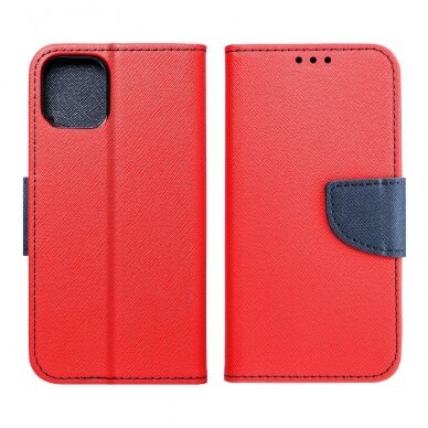 XIAOMI MI 12 PRO raudonas Fancy Diary dėklas 4