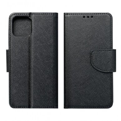 XIAOMI MI 12/12X juodas Fancy Diary dėklas 4