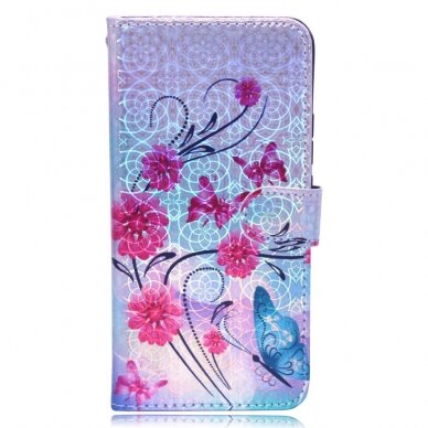 XIAOMI Mi 9 tracy laser dėklas Flower&Butterflies 1