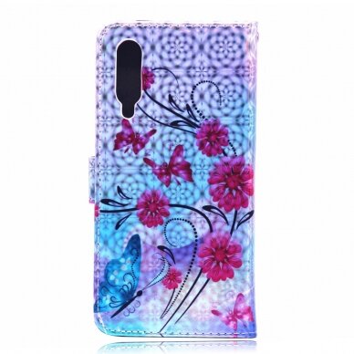 XIAOMI Mi 9 tracy laser dėklas Flower&Butterflies 2