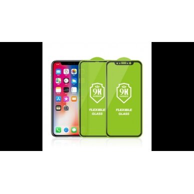 XIAOMI MI 9T apsauginis black 3D FLEXIBLE stiklas 2