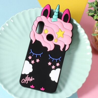 XIAOMI Mi A2 Lite/Redmi 6 Pro juoda nugarėlė Cute Unicorn