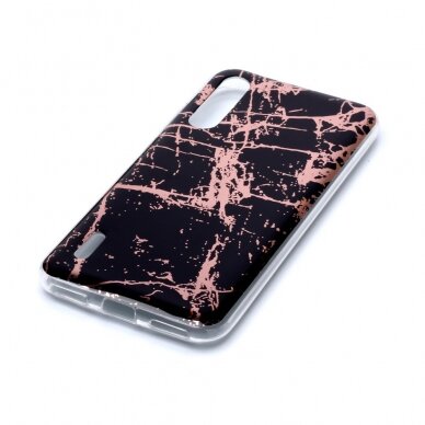 Xiaomi MI A3 Tracy nugarėlė Black&gold Marble 2