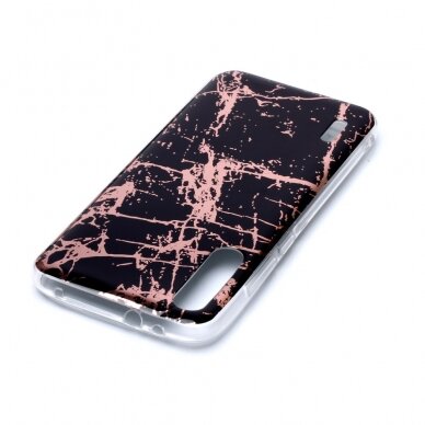 Xiaomi MI A3 Tracy nugarėlė Black&gold Marble 3