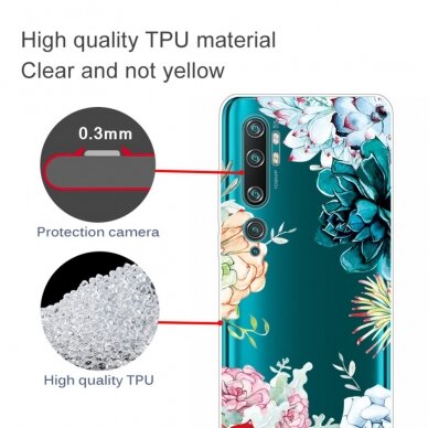 XIAOMI MI NOTE 10/ 10 PRO Tracy slim nugarėlė Flowers 1