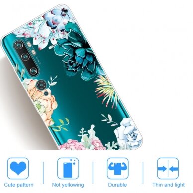 XIAOMI MI NOTE 10/ 10 PRO Tracy slim nugarėlė Flowers 3