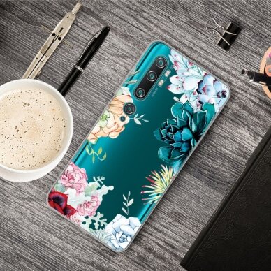 XIAOMI MI NOTE 10/ 10 PRO Tracy slim nugarėlė Flowers 4