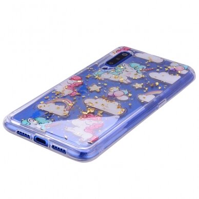 XIAOMI Mi9 Tracy clear glitter nugarėlė Unicorns 6